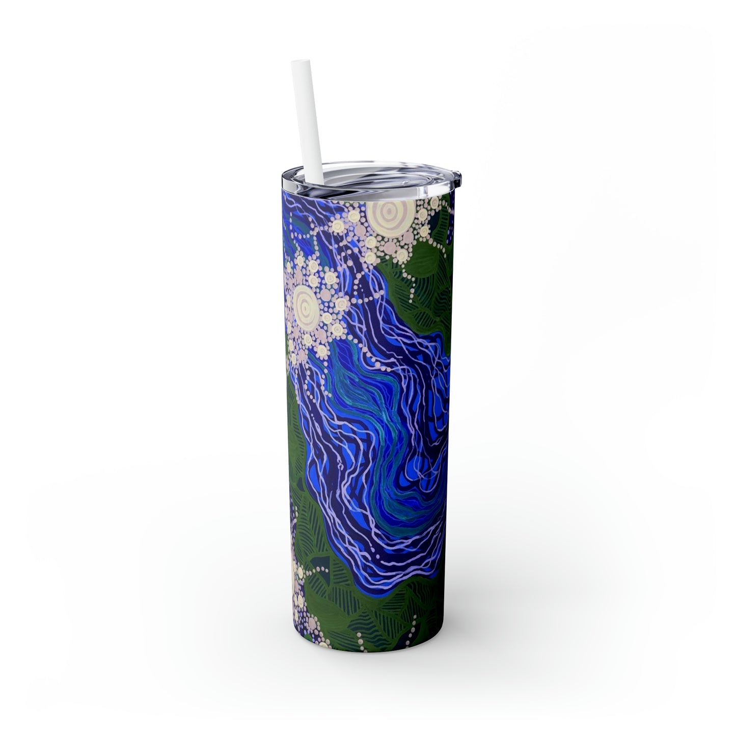 Wet Season Coming Skinny Tumbler with Straw, 20oz