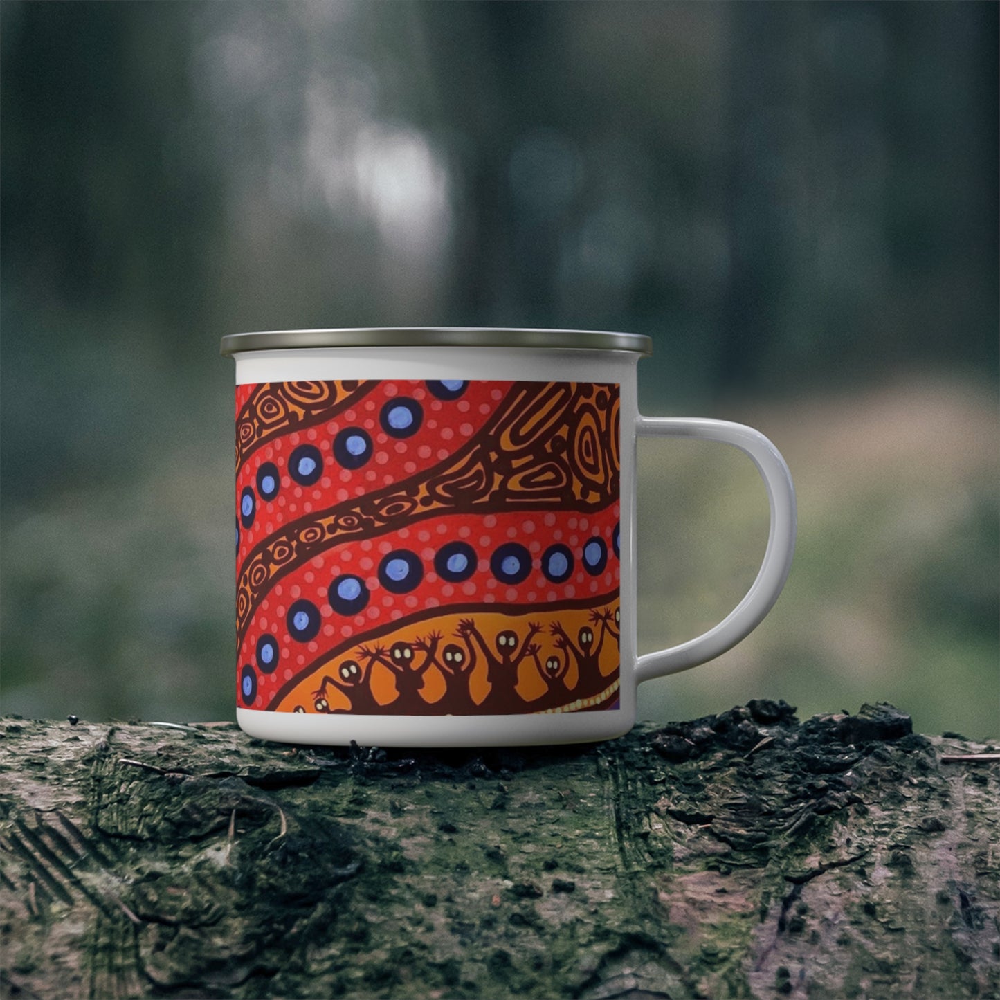 Country Love Enamel Camping Mug