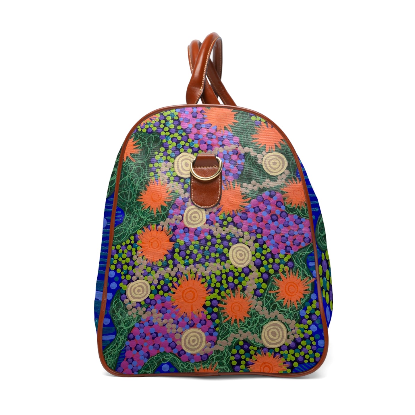 Flowers and Stones - Waterproof Travel Bag