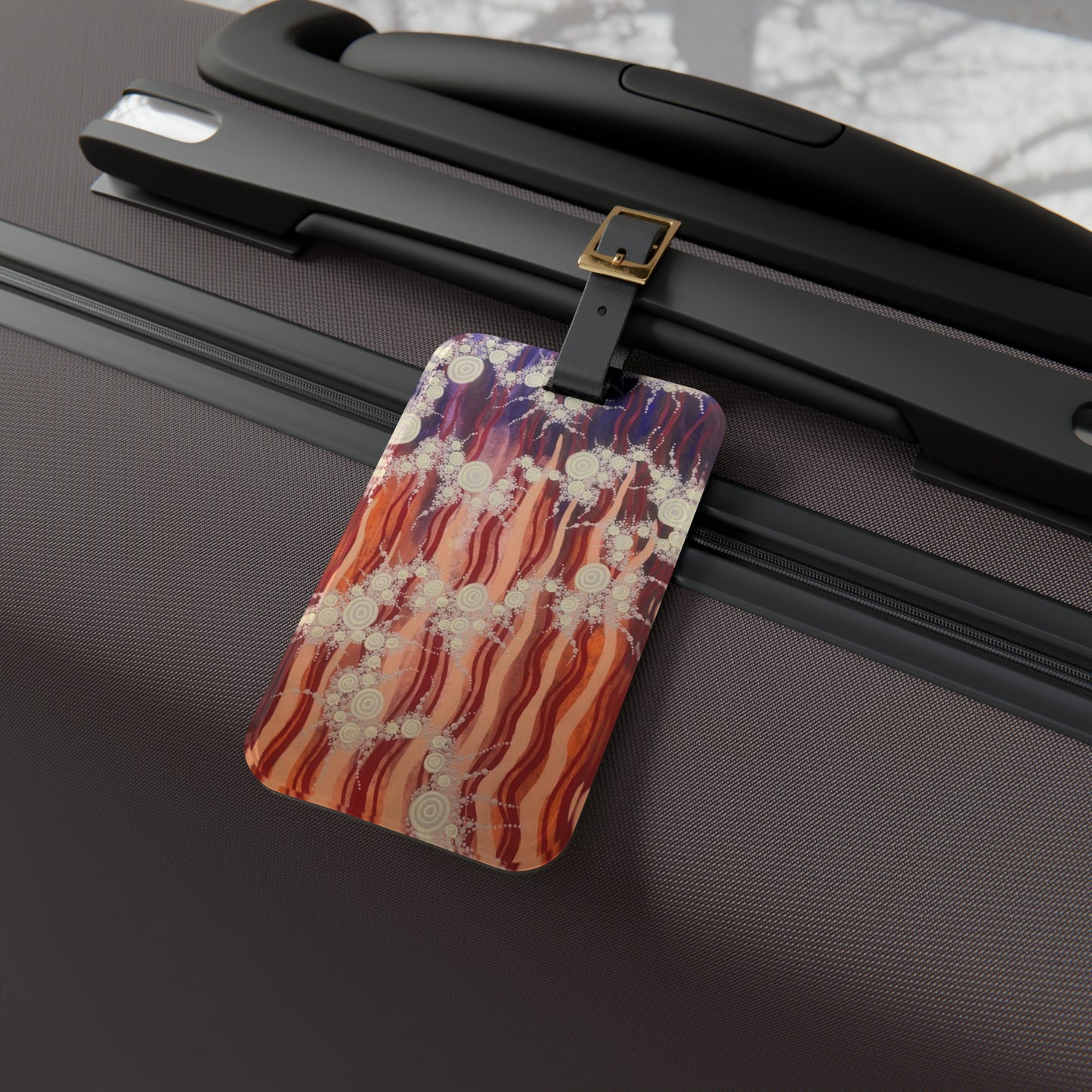 Fire and Stone - Luggage Tag