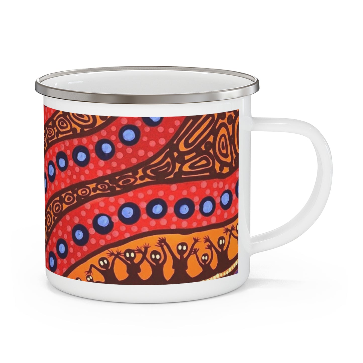 Country Love Enamel Camping Mug