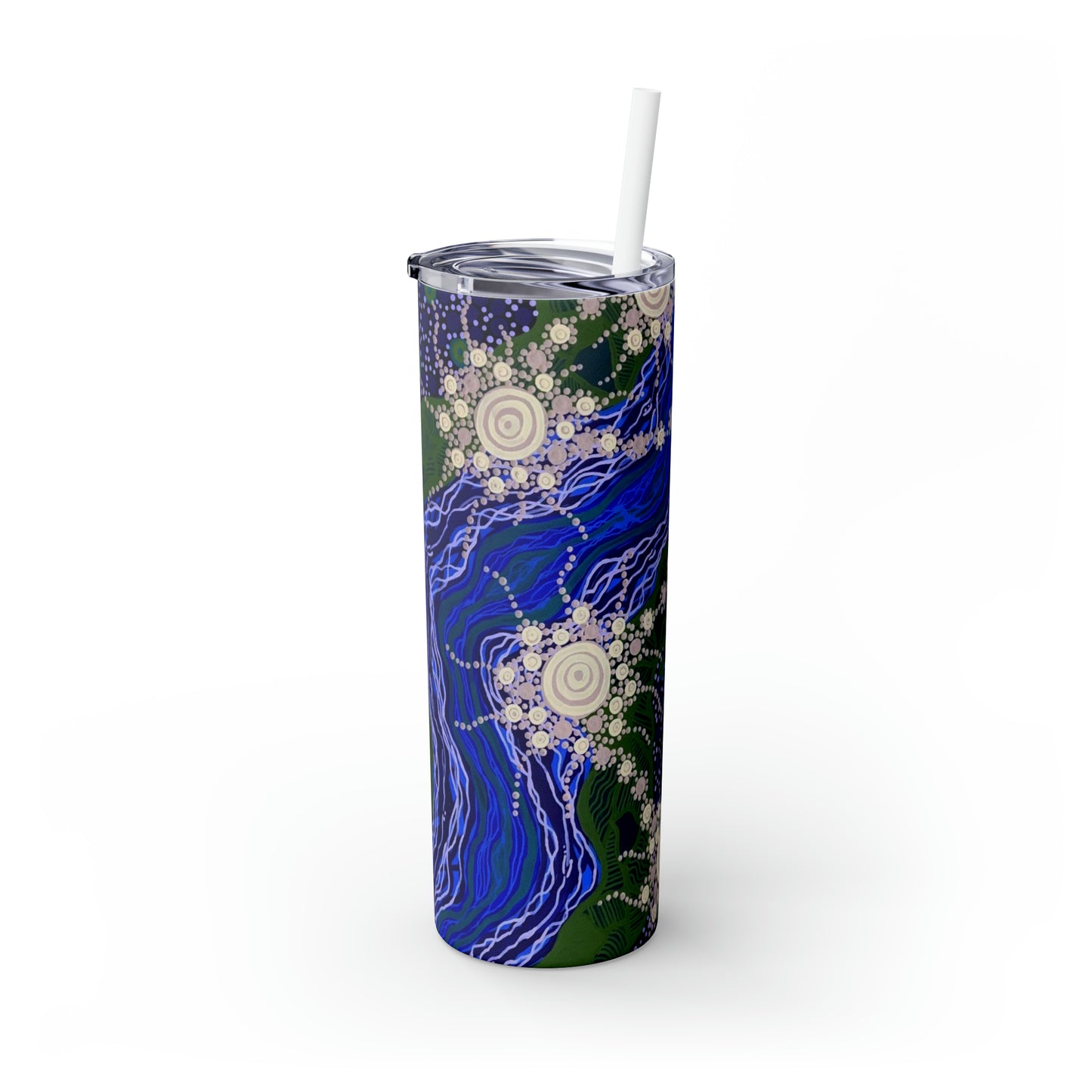 Wet Season Coming Skinny Tumbler with Straw, 20oz