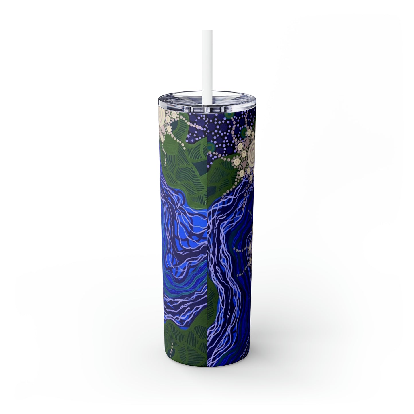 Wet Season Coming Skinny Tumbler with Straw, 20oz