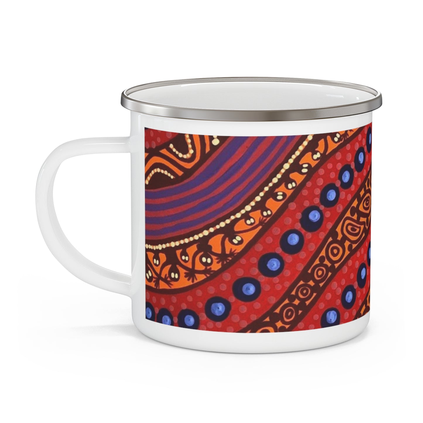 Country Love Enamel Camping Mug