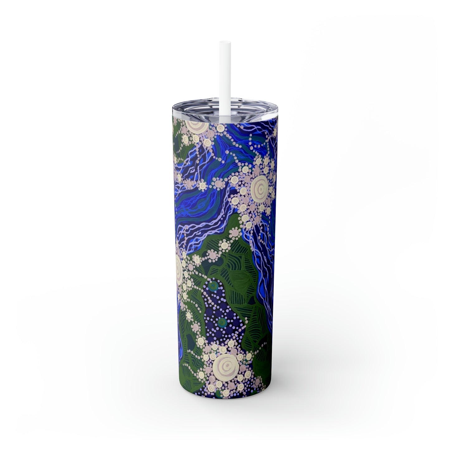 Wet Season Coming Skinny Tumbler with Straw, 20oz