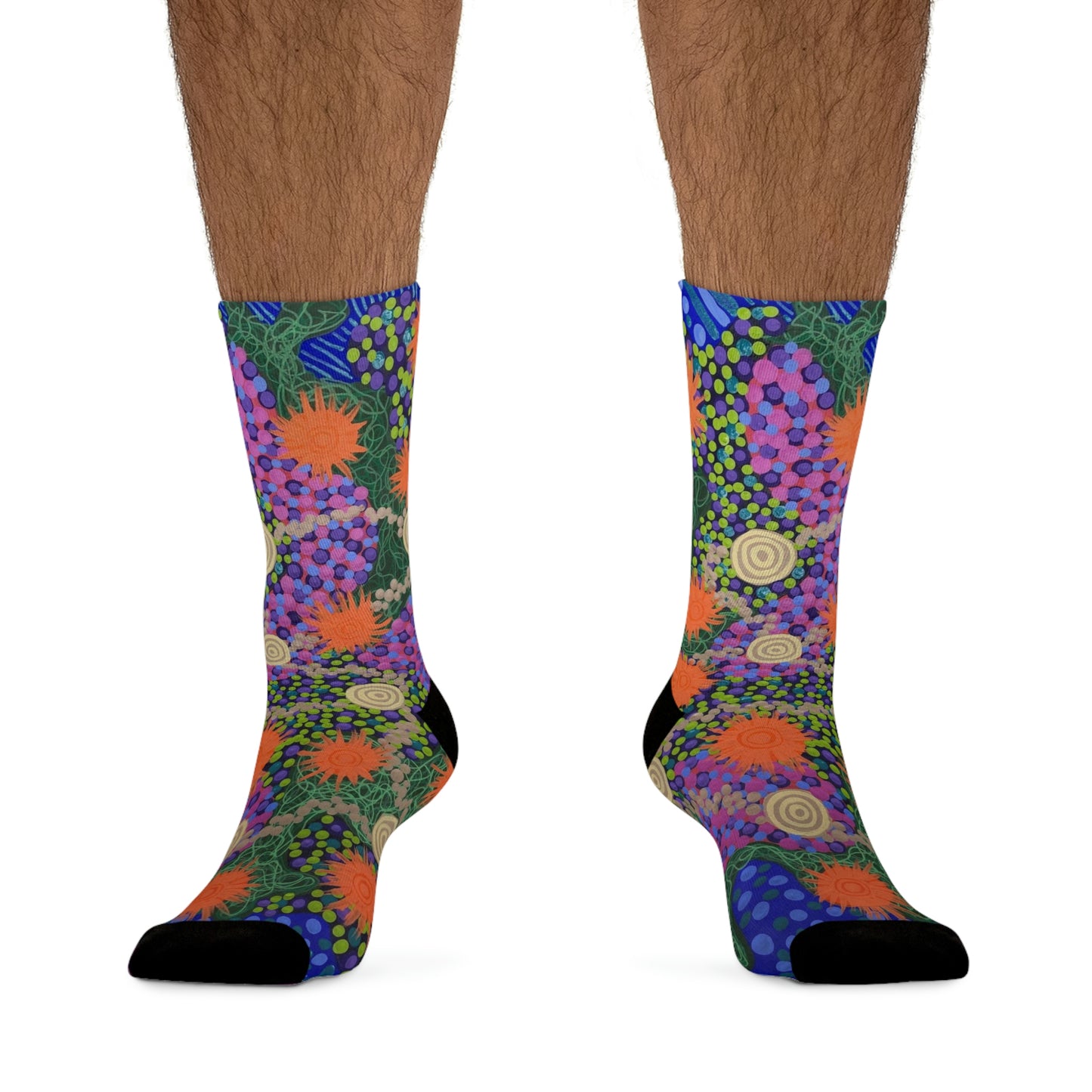 Flowers & Stones - Recycled Poly Socks