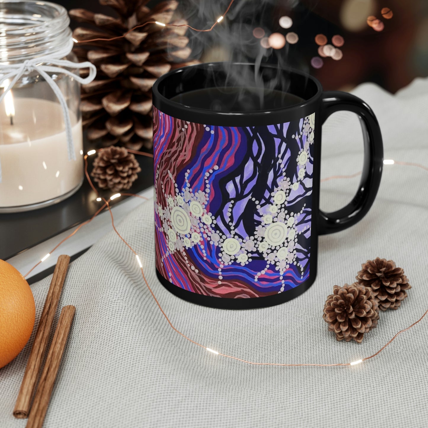 Stones Heal - 11oz Black Mug